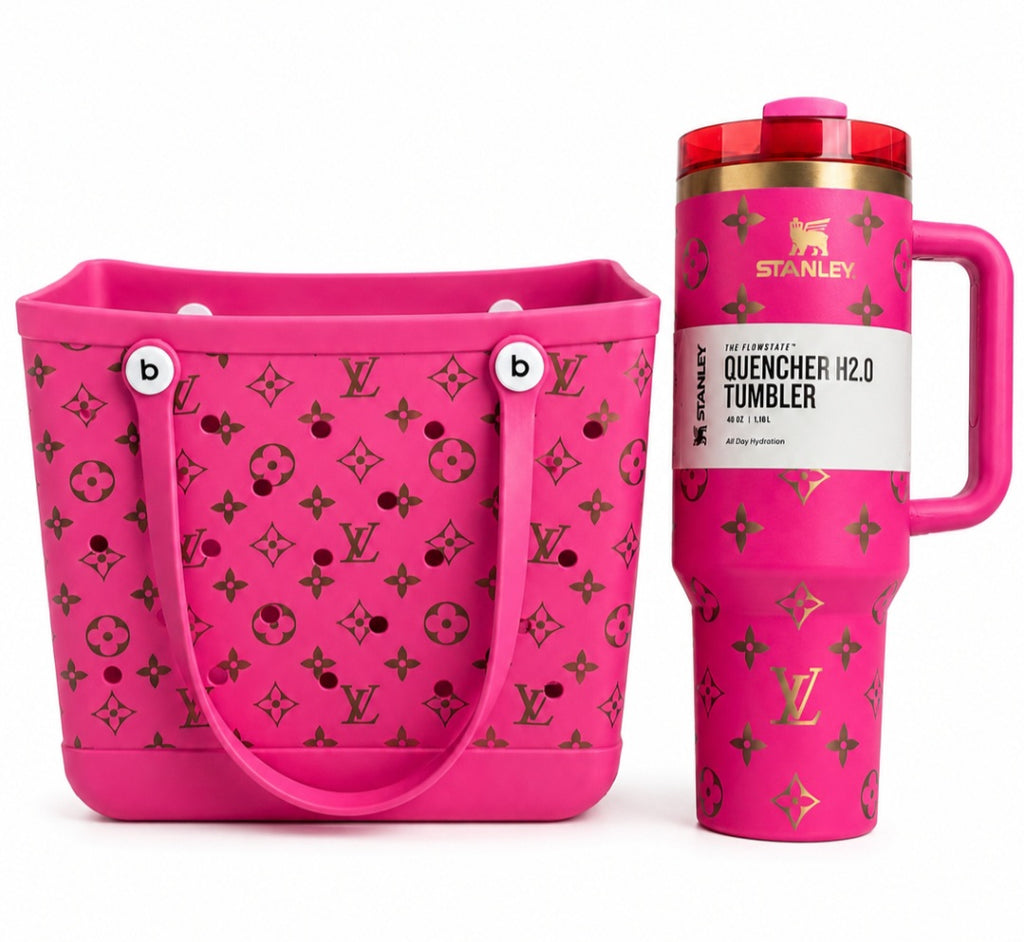 Luxury Tote Bag & Tumbler Gift Set