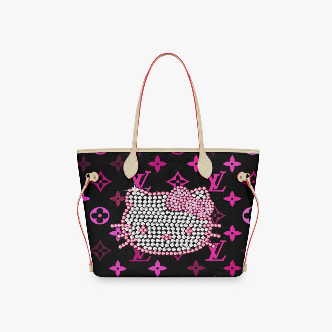 Pink Hello Kitty Rhinestone Tote Bag (Pre-Order)